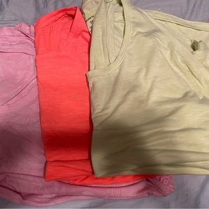 Lot of 3 Tekgear racer back tanks 3x